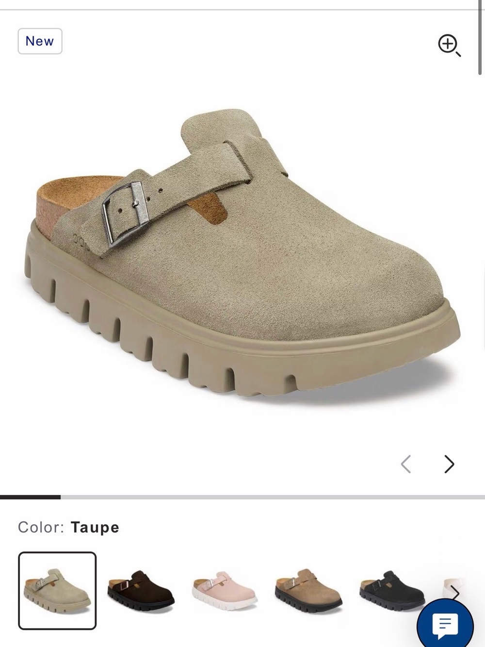 Birkenstock “Boston Chunky” brand new